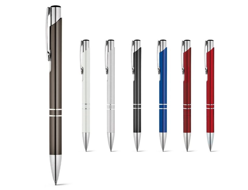Bolígrafos de aluminio con acabado metálico: elegancia y versatilidad en la escritura corporativa