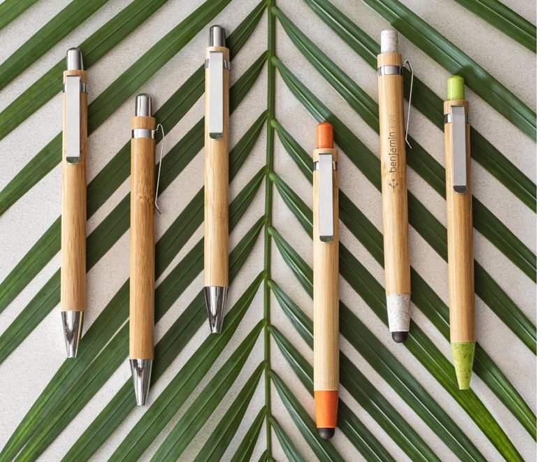 Bolígrafo de bambú: sostenibilidad, elegancia y naturaleza en tus campañas promocionales