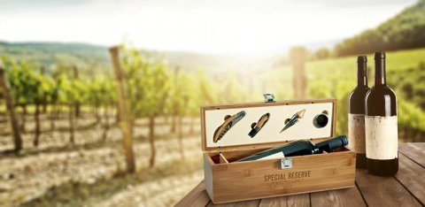 Brindis con Estilo: Cómo un Kit de Vino en Bambú Puede Elevar tus Acciones Promocionales